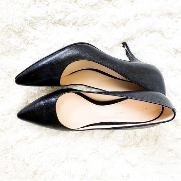 Pelle Moda Black Leather Point Heel 6.5 - Picture 3 of 5